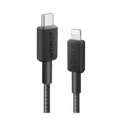 Anker 322 USB-C to Lightning Charging and Data Cable 1.8m — Black