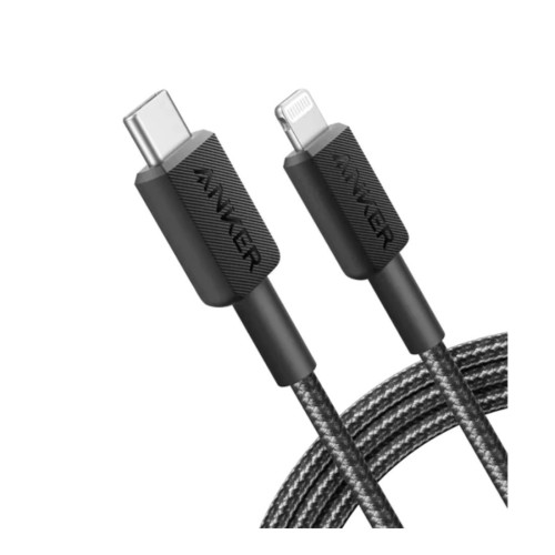 Anker 322 USB-C to Lightning Charging and Data Cable 1.8m — Black