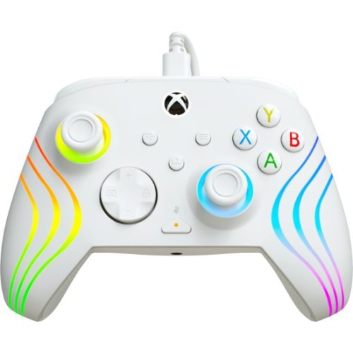Afterglow RGB WAVE Xbox Gaming Controller — White