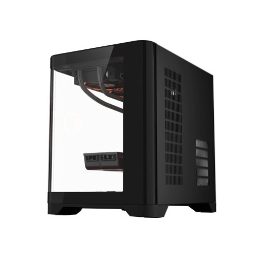 1STPLAYER UV5 with 3x AR RGB Fans, Hub + Remote, Black Case