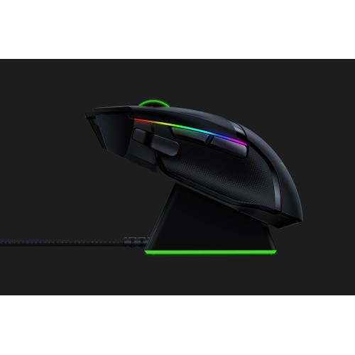 עכבר גיימינג אלחוטי עם מעמד לטעינה Razer Basilisk Ultimate