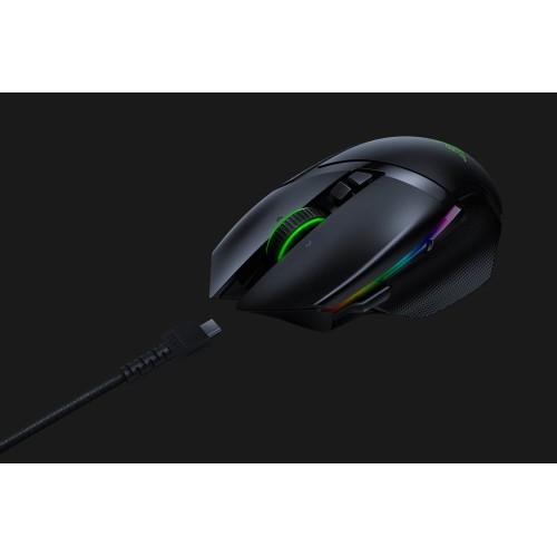 עכבר גיימינג אלחוטי עם מעמד לטעינה Razer Basilisk Ultimate