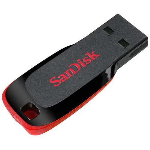 SanDisk Cruzer Blade 64GB USB Portable Memory — Black