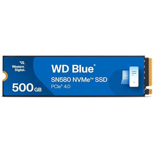 WD Blue SN580 NVMe 500GB Internal SSD