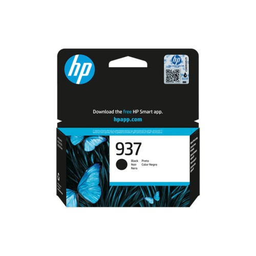 Original HP 937 Black Ink Cartridge for HP OfficeJet Pro Printers
