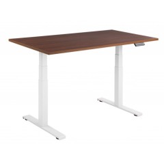 Electric sit-stand desk with dual motors (Standard) — White