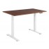 Electric sit-stand desk with dual motors (Standard) — White