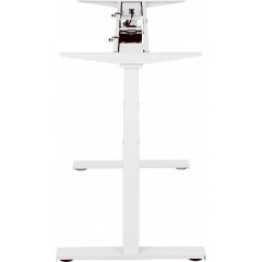 Electric sit-stand desk with dual motors (Standard) — White