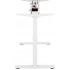 Electric sit-stand desk with dual motors (Standard) — White