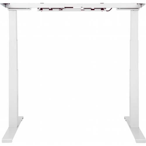 Electric sit-stand desk with dual motors (Standard) — White