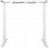 Electric sit-stand desk with dual motors (Standard) — White
