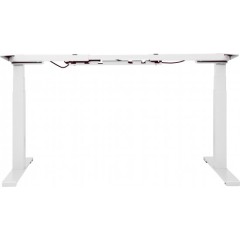 Electric sit-stand desk with dual motors (Standard) — White
