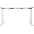 Electric sit-stand desk with dual motors (Standard) — White