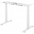 Electric sit-stand desk with dual motors (Standard) — White