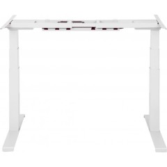 Electric sit-stand desk with dual motors (Standard) — White