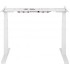 Electric sit-stand desk with dual motors (Standard) — White