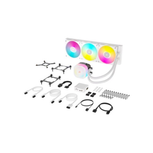CORSAIR iCUE Link Titan 360 RX RGB AIO White Liquid CPU Cooler