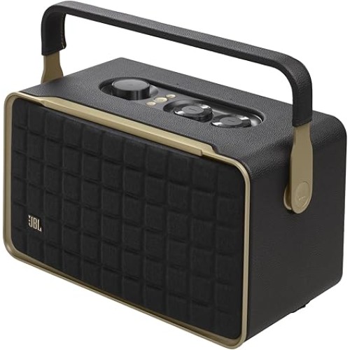 Акустическая система JBL Authentics 300 в ретро дизайне – черная
