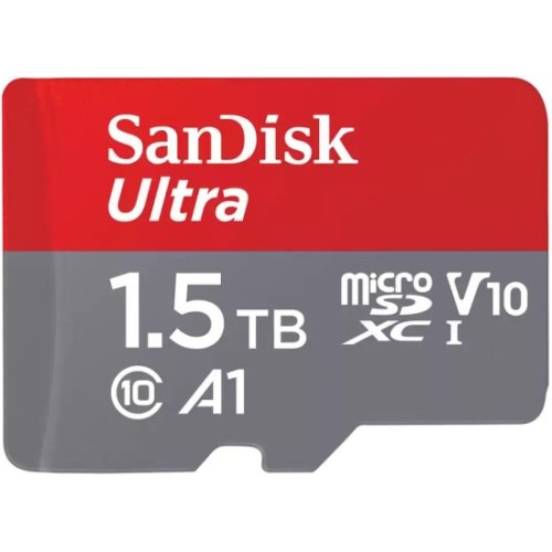 כרטיס זיכרון SanDisk Ultra MicroSDXC UHS-I כרטיס זיכרון ללא מתאם בנפח 1.5TB