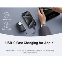 סוללת גיבוי Anker MagGo Power Bank 10000mAh 35W ל-Apple Watch