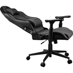 כיסא גיימינג COUGAR Explore Royal F Edition עם ריפוד משולב מעור PVC נושם ובד קטיפתי – אפור