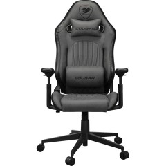 כיסא גיימינג COUGAR Explore Royal F Edition עם ריפוד משולב מעור PVC נושם ובד קטיפתי – אפור
