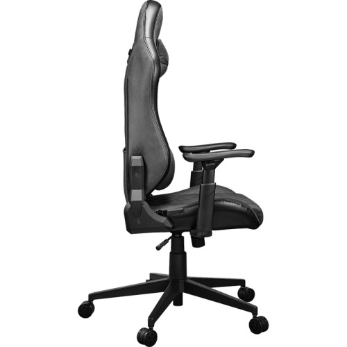 כיסא גיימינג COUGAR Explore Royal F Edition עם ריפוד משולב מעור PVC נושם ובד קטיפתי – אפור