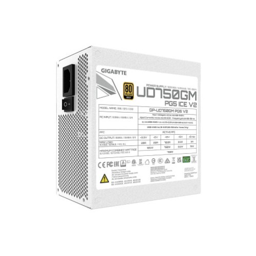 Блок питания GIGABYTE UD750GM PG5 V2 ICE 750W 80+ Gold PCIe 5.1