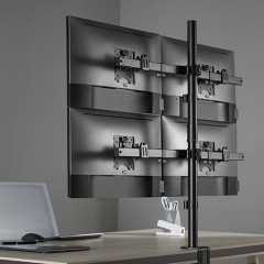 Настольный кронштейн для 4 мониторов размером 17″–32″
