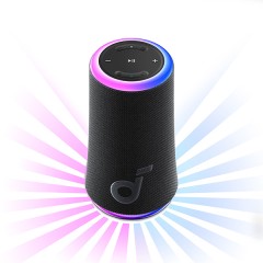 רמקול נייד Anker Soundcore Glow עם תאורת RGB — שחור
