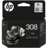 Original HP 308 Black Ink Cartridge for HP DeskJet and Envy Printers