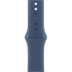 Apple Watch SE GPS 40 мм в цвете Silver Aluminium с ремешком Denim Sport Band M/L (2024)