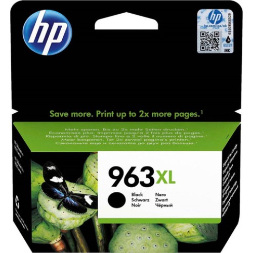 Original HP 963XL High-Capacity Black Ink Cartridge for HP OfficeJet Pro Printers