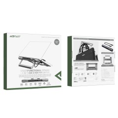 מעמד-רכז רב-תכליתי Acefast E5 USB-C למחשב נייד — אפור חללי