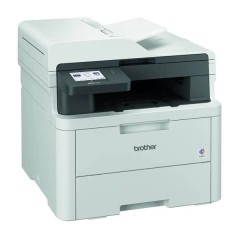 Brother MFC-L3740CDW Wi-Fi Color Laser Multifunction Printer with Scanner, Copier and Fax — White