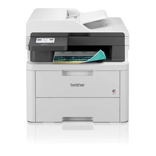 Brother MFC-L3740CDW Wi-Fi Color Laser Multifunction Printer with Scanner, Copier and Fax — White