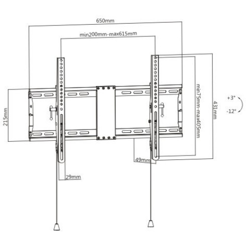 TV Wall Mount Bracket with Tilt VM-112