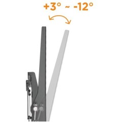 מתקן תליה לטלוויזיה צמוד קיר עם הטיה VM-112