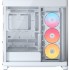 מארז Corsair FRAME 4500X RS-R ARGB Panoramic Glass Mid Tower בצבע לבן