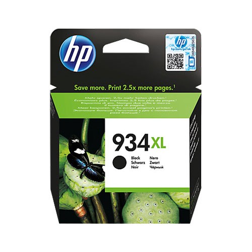Original HP 934XL High-Capacity Black Ink Cartridge for HP OfficeJet Pro Printers
