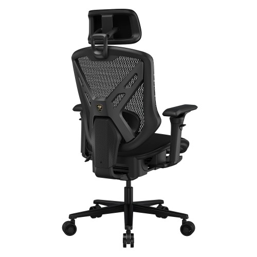 COUGAR Speeder Neo Ergonomic Gaming Chair with Footrest — Black
