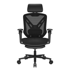 COUGAR Speeder Neo Ergonomic Gaming Chair with Footrest — Black