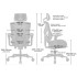 COUGAR Speeder Neo Ergonomic Gaming Chair with Footrest — Black