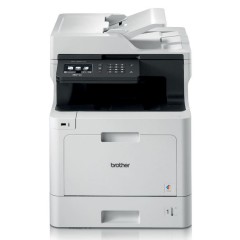 Brother MFC-L8690CDW Wi-Fi Color Laser Multifunction Printer with Scanner, Copier and Fax — White