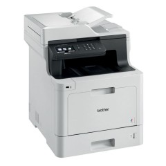 Brother MFC-L8690CDW Wi-Fi Color Laser Multifunction Printer with Scanner, Copier and Fax — White