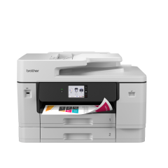 Беспроводное струйное МФУ Brother MFC-J6960DW A3 4-в-1 с автоматической двусторонней печатью, двухсторонним сканированием, ADF и факсом — белый