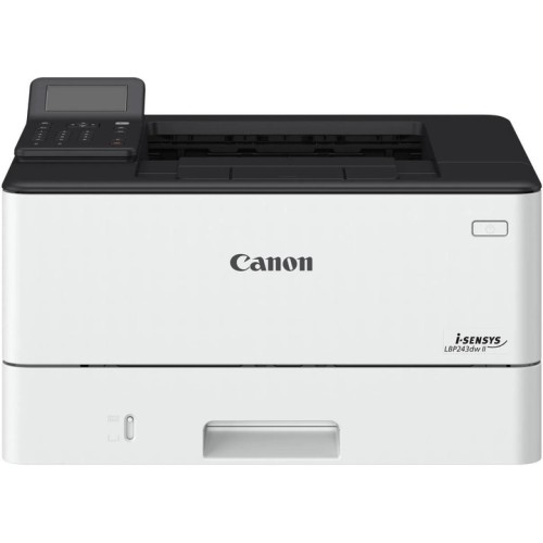 Монохромный лазерный принтер Canon i-SENSYS LBP243dw II Wi-Fi автоматической двусторонней печатью и Ethernet — белый-черный