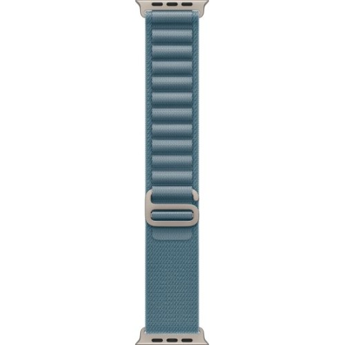 שעון Apple Watch Ultra 3 בגודל 49 מ"מ עם GPS + Cellular בצבע Natural Titanium עם רצועת Light Blue Alpine Loop — מידה Small (2025)