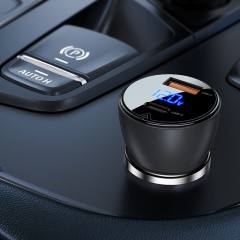 Быстрое автомобильное зарядное устройство B6 63W (USB-C + USB-A)