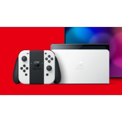 Консоль Nintendo Switch OLED 64GB (черная/белая)